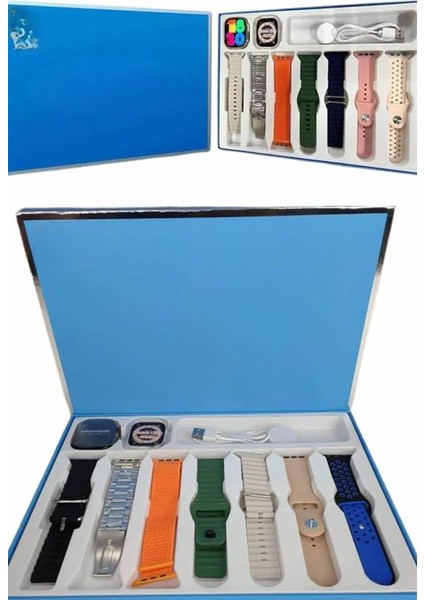 Akıllı Saat 7 Kordon Hediyeli Takvim Alarm Nabız Ölçer Bildirim Görme Sesli G? - M606R537-K32 fırsatları