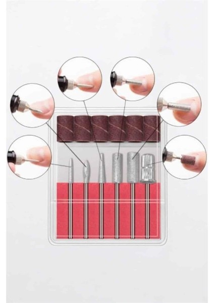 Elektrikli Manikür Pedikür Törpü Seti Protez Tırnak Nasır Temizleyici - M555R095-K70555 indirimleri