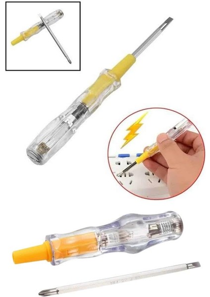 Kontrol Kalemi Çift Başlıklı Şeffaf Elektrik Testi Değişken Uçlu - M263K107-R91263 fiyatları
