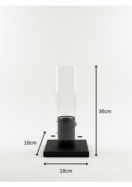Masaüstü Biyoetanol Şömine Cam Tüplü Dekoratif Alevli Şömine – 1 Litre Yakıt + Çakmak Hediyeli modelleri