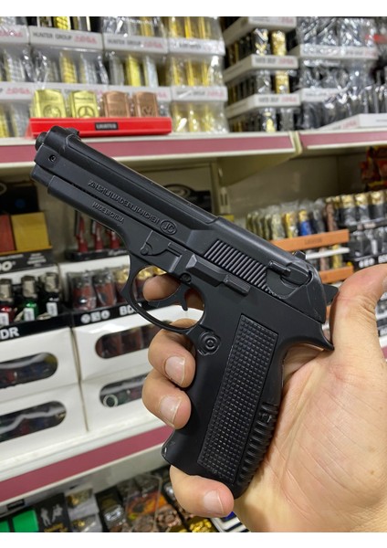 Tabanca Şeklinde Çakmak - Siyah