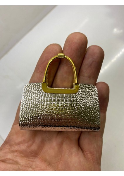 Çanta Tasarımlı Metal Çakmak - Gümüş