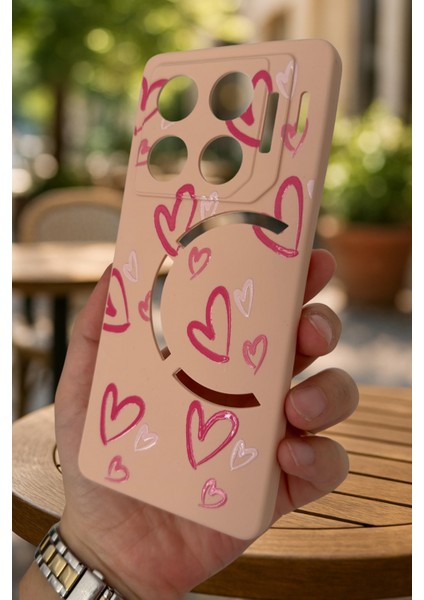 Infinix Gt 20 Pro-Pembe Kalp Desenli Silikon Darbe Emici Klasik Korumalı Rubber Kılıf modelleri