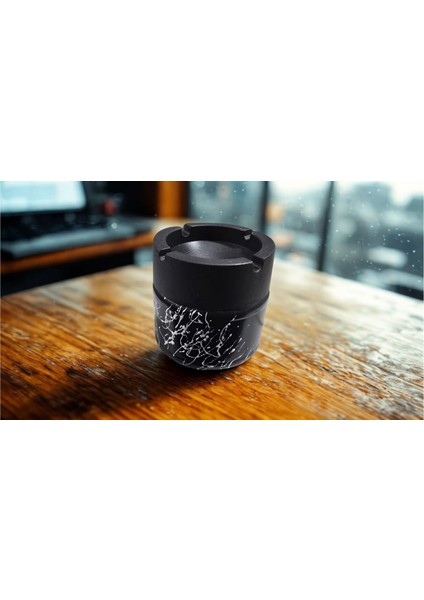 Dumansız Cam Küllük – Modern Tasarım, Isıya Dayanıklı, Koku ve Duman Engelleyici Küllük (2 Adet) modelleri