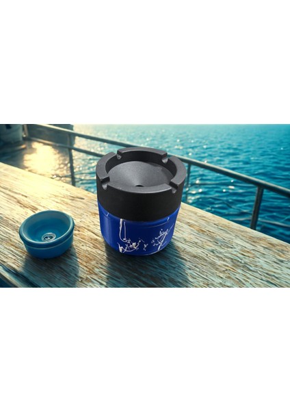 Dumansız Cam Küllük – Modern Tasarım, Isıya Dayanıklı, Koku ve Duman Engelleyici Küllük (2 Adet) indirimleri