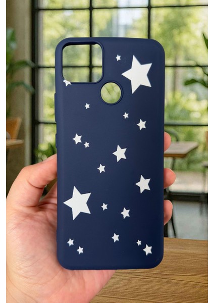 Realme C25S Uyumlu Mini Yıldız Desenli Silikon Darbe Emici Klasik Korumalı Rubber Kılıf fiyatları