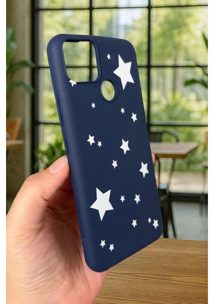 Realme C25S Uyumlu Mini Yıldız Desenli Silikon Darbe Emici Klasik Korumalı Rubber Kılıf fırsatları