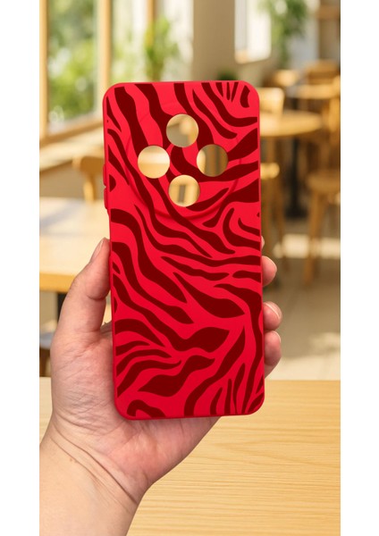 Redmi 14C -Zebra Desenli Silikon Darbe Emici Klasik Korumalı Rubber Kılıf fiyatları