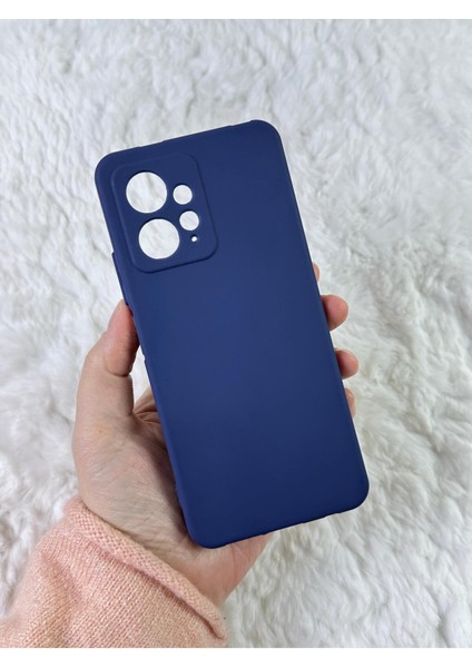 Redmi Note 12 4g - Silikon Darbe Emici Klasik Korumalı Rubber Kılıf