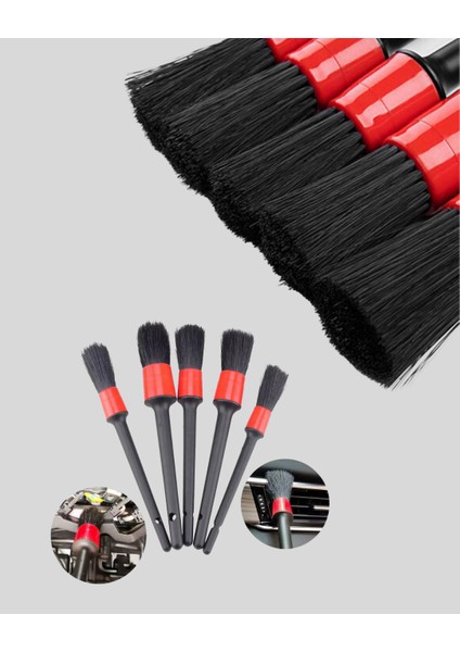 Araba Temizliği Için 5 Parça Fırça Takımı - M055K388-R08055 fırsatları