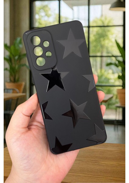 Samsung Galaxy A73 Uyumlu Star Silikon Darbe Emici Klasik Korumalı Rubber Kılıf