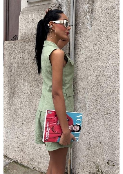 Yelek Şort Viscon Takım 10156-17