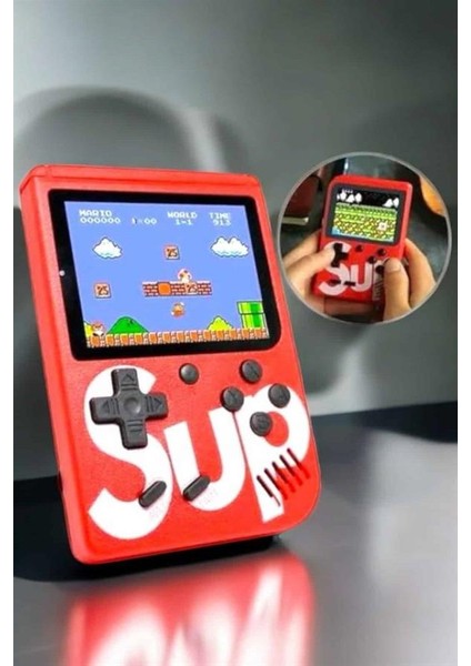 Çocuklara Özel Sup 400 Oyunlu Mini Oyun Konsolu - M688B652-N04688 indirimleri