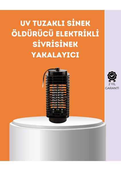 Kimyasal Içermeyen Uv Işıklı Böcek ve Sivrisinek Kapanı – Güvenli Kullanım