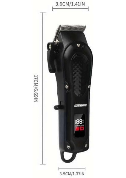Profesyonel Saç Kesme Aleti Dijital Saç Sakal Tıraş Makinesi Uzun Ömürlü indirimleri
