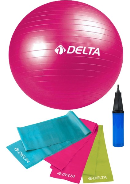 Pilates Başlangıç Seti Pilates Topu 3 Lü Pialtes Bandı Lastiği Pompa fiyatları