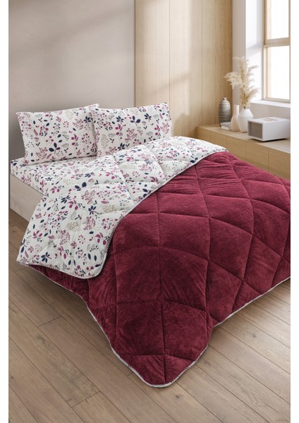 Morena Tek Kişilik Wellsoft Yorgan Uyku Seti Lastikli Çarşaflı Yastık Kılıflı Tek Kişilik Uyku Seti