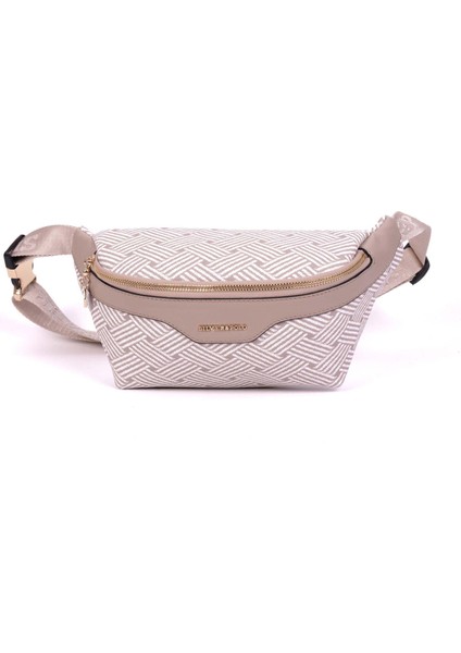 Bej - Kum SP1192 Kadın Bel Çantası
