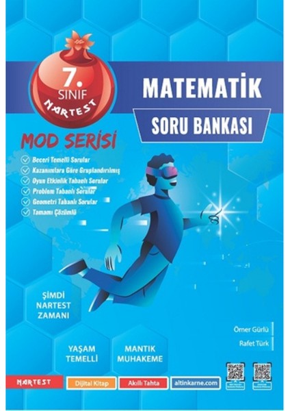 Nartest 7.sınıf Matematik Soru Bankası ve Ankara 7.sınıf Matematik Soru Bankası +1 Deneme Hediye fiyatları