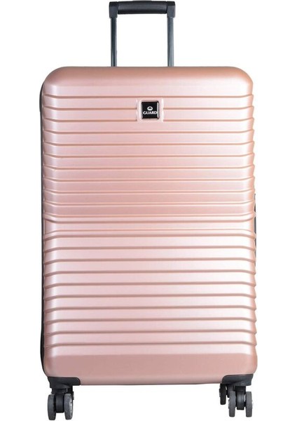 Guard Polikarbon Kırılmaz Gül Kurusu Seyahat Valizi 3'lü Set modelleri