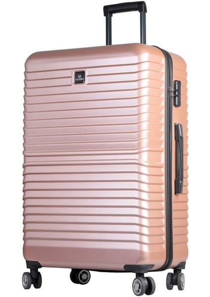 Guard Polikarbon Kırılmaz Gül Kurusu Seyahat Valizi 3'lü Set fırsatları