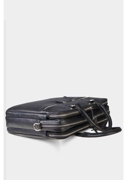 Guard 3 Bölmeli Siyah Deri Evrak Çantası modelleri