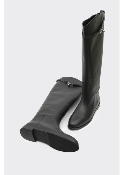 Hakiki Deri Fermuarsız Kadın Çizme fırsatları