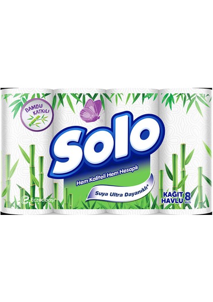 2 Adet Solo Ultra Kağıt Havlu 8'li fiyatları