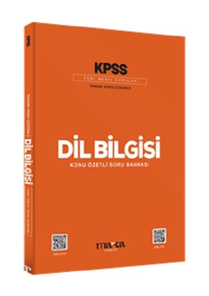 2025 Kpss Dil Bilgisi Konu Özetli Yeni Nesil Soru Bankası Tamamı Video Çözümlü (Ciltli)