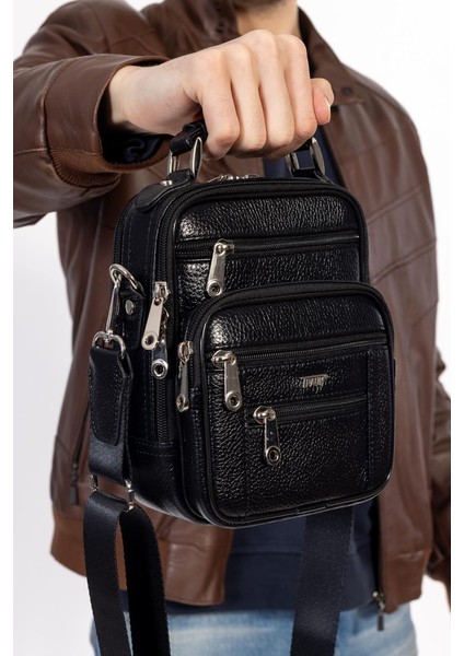 %100 Hakiki Deri Siyah Çelik Kasalı El ve Omuz Çanta Orta Boy indirimleri