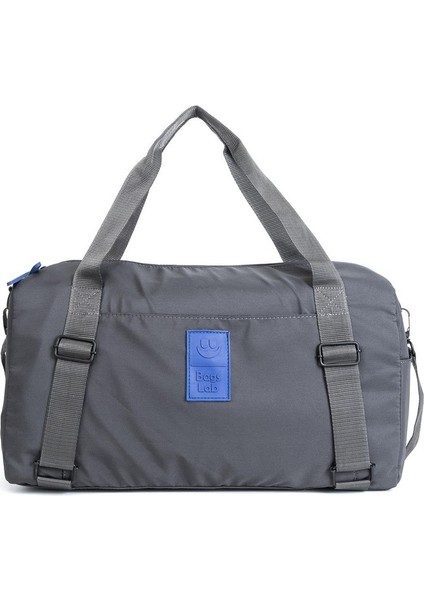 Seyahat, Spor, Günlük Kullanım İçin Pratik Ve Kaliteli Astarlı Ve Fonksiyonlu El Ve Omuz Çantası Gri