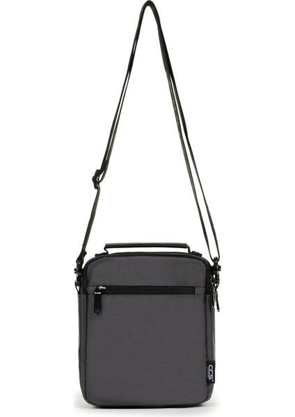 Kapaklı Çok Gözlü Omuz Askılı El ve Omuz Çantası Küçük Boy Gri fırsatları