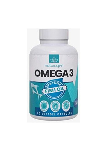 2 Adet Naturagen Omega 3 - 60 Kapsül