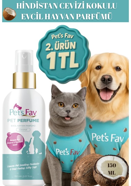 Vanilya Kokulu Evcil Hayvan Parfümü – Kedi & Köpek Için Tüy Bakımı 150 ml