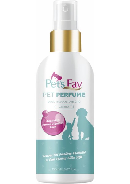 Vanilya Kokulu Evcil Hayvan Parfümü – Kedi & Köpek Için Tüy Bakımı 150 ml