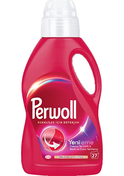 4 Adet Sıvı Bakım Deterjanı Renkliler 27 Yıkama 1485 ml