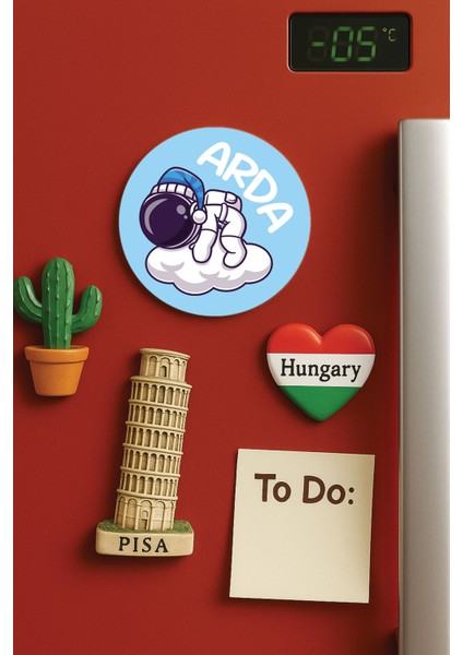 Kişiye Özel Isim Yazılı Dekoratif Buzdolabı Ofis Ev Magneti Magnet Büyük Jumbo Boy Dizayn6