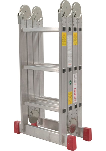 3,75 mt Kalite Alüminyum Akrobat Merdiven Yerli Üretim