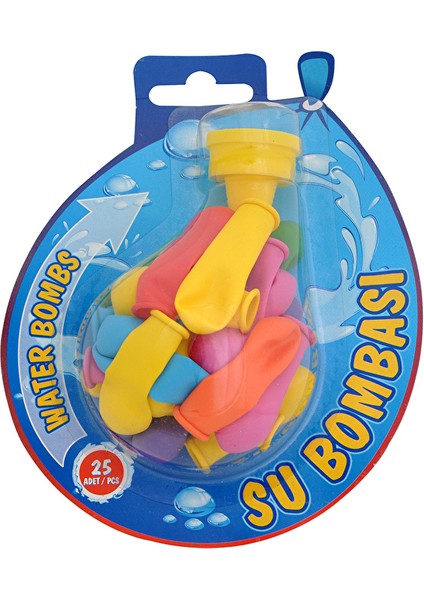 3 Adet Su Bombası Blister Balon (25 Ad)