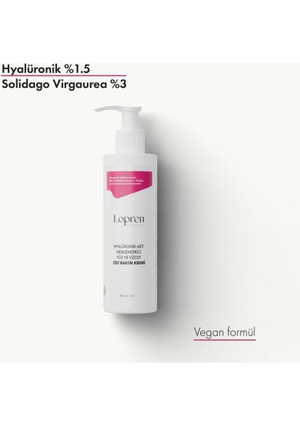 2 Adet Lopren Yüz ve Vücut Cilt Bakım Kremi 200 ml fiyatları