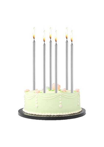 2 Adet Orca Mum Gümüş