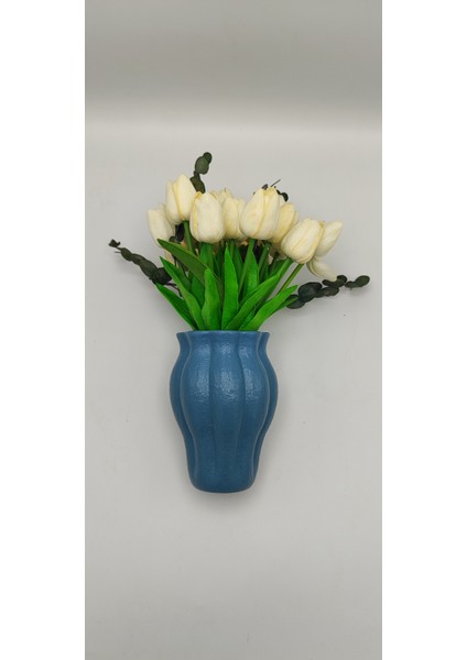 | Dokulu Bohem Vazo | Dip Mavisi