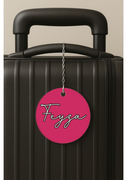 Kişiye Özel Isim Soyisim Kelime Yazılı Pleksi Bavul Etiketi Valiz Etiketi Isimmodel 95