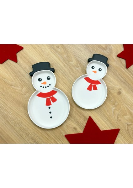 Kardan Adam Şekerlik / Sunum Kabı / Kase – Dekoratif Yılbaşı Temalı Tabak | 3D Baskı fiyatları