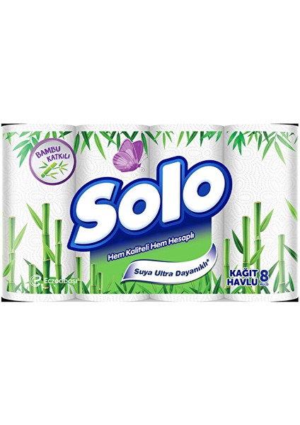 3 Adet Solo Ultra Kağıt Havlu 8'li