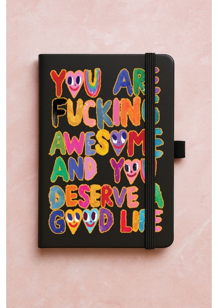 Promosyon Tarihsiz Premium Termo Defter Desenli 192 Yaprak - Goodlife