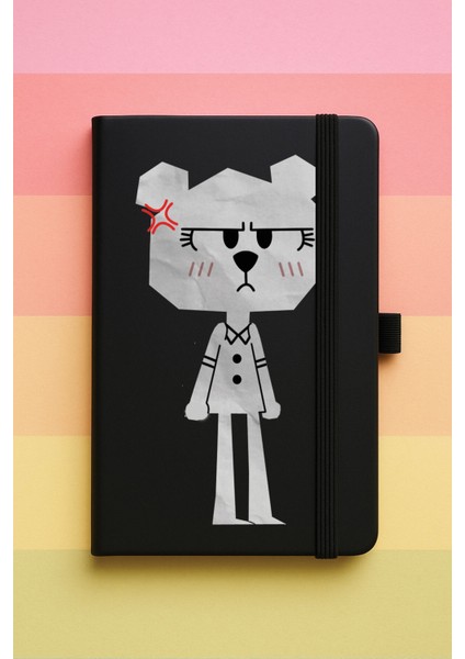Gumball Baskılı Tarihsiz Yuvarlak Köşeli Desenli Uv Termo Defter