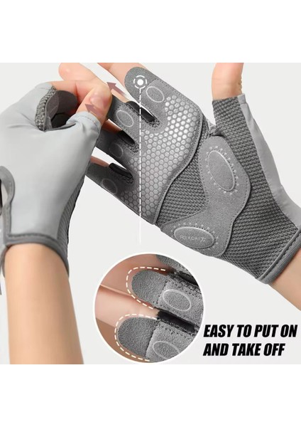 Profesyonel Yarım Parmak Fitness, Yoga, Pilates Eldiveni fırsatları