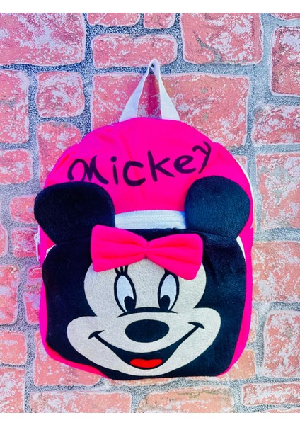 Peluş Çocuk Sırt Çantası - Labubu Hello Kitty Kuromi Stitch Mickey Mouse Bugs Bunny Çanta