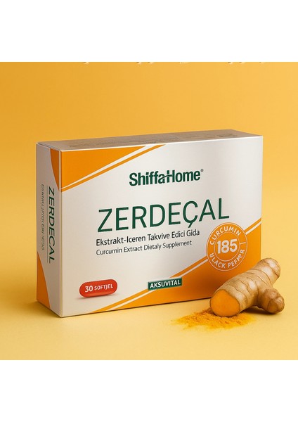 Zerdeçal Softjel (30 Softjel) 600 Kaşık= 1 Kapsül